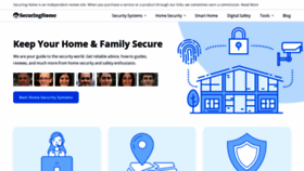 What Securinghome.com website looked like in 2020 (4 years ago)