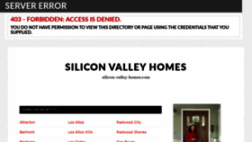 What Silicon-valley-homes.com website looked like in 2020 (4 years ago)