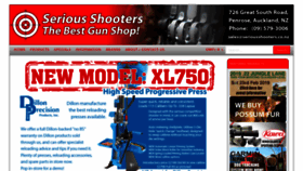 What Seriousshooters.co.nz website looked like in 2020 (4 years ago)