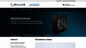What Salus-controls.ru website looked like in 2020 (4 years ago)