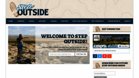 What Stepoutside.org website looked like in 2020 (4 years ago)