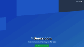 What Snezy.com website looked like in 2020 (4 years ago)