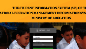 What Sis.moe.gov.lk website looked like in 2020 (4 years ago)