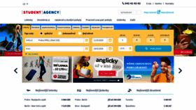 What Soutez.studentagency.cz website looked like in 2020 (4 years ago)