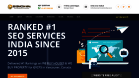 What Seoserviceinindia.co.in website looked like in 2020 (4 years ago)