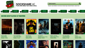 What Sockshare.ac website looked like in 2020 (4 years ago)