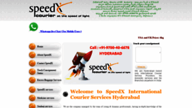 What Speedxcourier.com website looked like in 2020 (4 years ago)