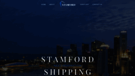 What Stamfordshipping.com website looked like in 2020 (4 years ago)