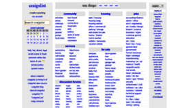 What Sandiego.craigslist.org website looked like in 2020 (4 years ago)