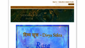 What Siddhayoga.org website looked like in 2020 (4 years ago)