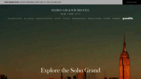 What Sohogrand.com website looked like in 2020 (4 years ago)