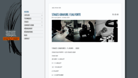 What Stage-gravure.com website looked like in 2020 (4 years ago)