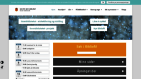 What Skienbibliotek.no website looked like in 2020 (4 years ago)