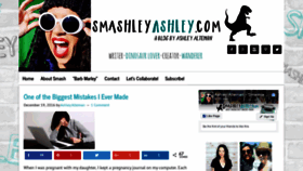 What Smashleyashley.com website looked like in 2020 (4 years ago)