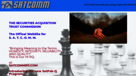 What Satcomm911.com website looked like in 2020 (4 years ago)