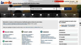 What Santacruzdelasierra.locanto.com.bo website looked like in 2020 (4 years ago)
