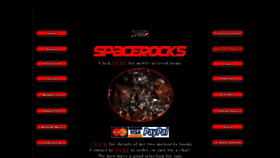 What Spacerocksuk.com website looked like in 2020 (4 years ago)