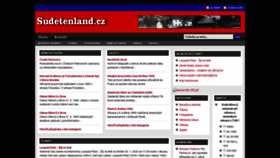 What Sudetenland.cz website looked like in 2020 (4 years ago)