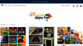 What Sunshineandrainydays.com website looked like in 2020 (4 years ago)