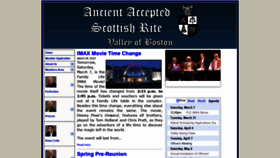 What Scottishriteboston.org website looked like in 2020 (4 years ago)