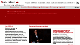 What Skatteinform.dk website looked like in 2020 (4 years ago)