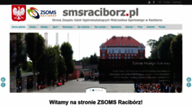 What Smsraciborz.pl website looked like in 2020 (4 years ago)