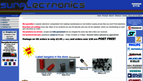 What Surplectronics.com website looked like in 2020 (4 years ago)