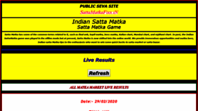 What Sattamatkafixx.in website looked like in 2020 (4 years ago)