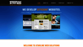 What Starlinewebsolutions.com website looked like in 2020 (4 years ago)
