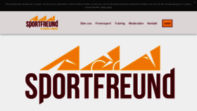 What Sportfreund.com website looked like in 2020 (4 years ago)