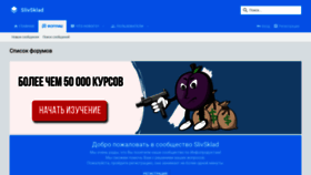 What Slivsklad.ru website looked like in 2020 (4 years ago)