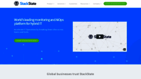 What Stackstate.com website looked like in 2020 (4 years ago)