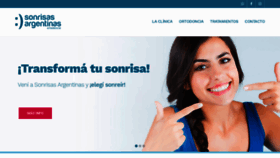 What Sonrisasargentinas.com.ar website looked like in 2020 (4 years ago)