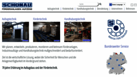 What Schoenau.com website looked like in 2020 (4 years ago)
