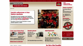 What Stadion-apotheke.de website looked like in 2020 (4 years ago)