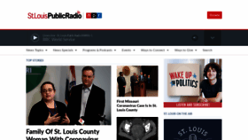 What Stlpublicradio.org website looked like in 2020 (4 years ago)