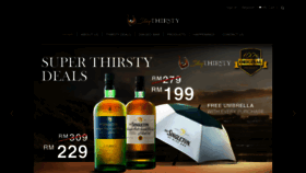 What Staythirsty.com.my website looked like in 2020 (4 years ago)