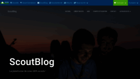 What Scoutblog.org website looked like in 2020 (4 years ago)