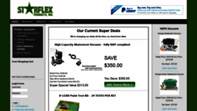What Starflexproducts.com website looked like in 2020 (4 years ago)