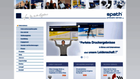 What Spath-printware.de website looked like in 2020 (4 years ago)