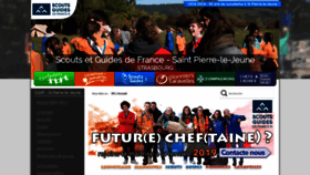 What Sgdf-stpierrelejeune.fr website looked like in 2020 (4 years ago)
