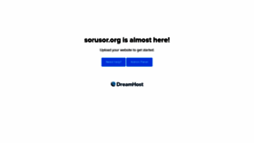 What Sorusor.org website looked like in 2020 (4 years ago)