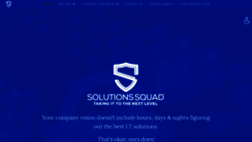 What Solutionssquad.com website looked like in 2020 (4 years ago)