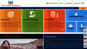 What Saa.org website looked like in 2020 (4 years ago)