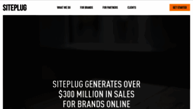 What Siteplug.com website looked like in 2020 (4 years ago)