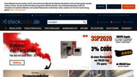 What Steckplatz.de website looked like in 2020 (4 years ago)