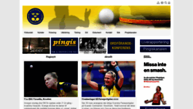 What Svenskbordtennis.com website looked like in 2020 (4 years ago)