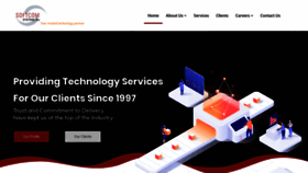 What Softcomsystems.com website looked like in 2020 (4 years ago)
