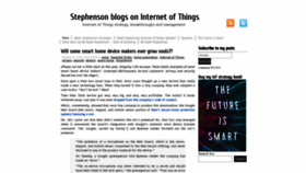 What Stephensonstrategies.com website looked like in 2020 (4 years ago)
