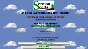 What Sermonseeds.org website looked like in 2020 (4 years ago)